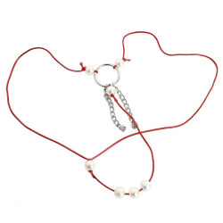 Joy Jewels String avec Perles Garcia Rouge